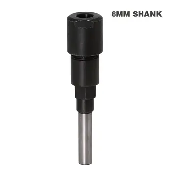 

1/4" 8mm Shank Router Bit Extension Rod Collect Engraving Machine Extension Milling Cutter Extension Rod for Wood