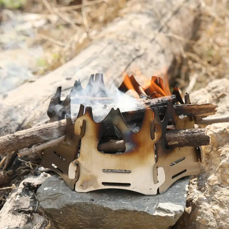 outdoor wood burning stove portable camping stove stainless
