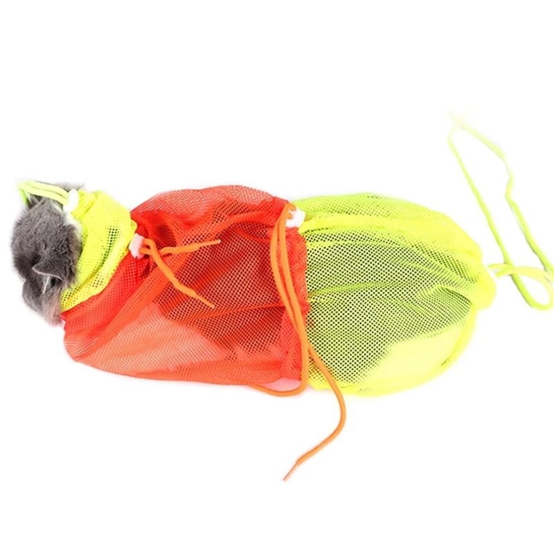 Сетка для ухода за кошками, сумка для ванны для кошек, регулируемые Стиральные Сумки для домашних животных, для купания, для обрезки ногтей, для инъекций, против царапин, укуса
