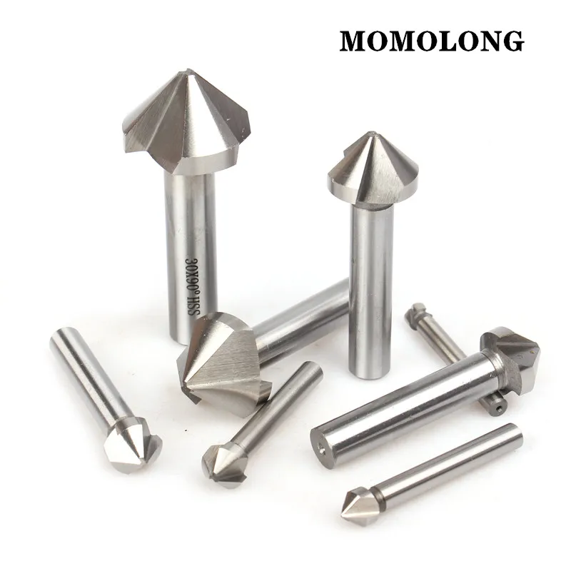 

4,5-50 мм, 3 канавки, 90 градусов, HSS M2 6542 для нержавеющей стали, алюминиевый сплав, зенкер, искусственные сверла