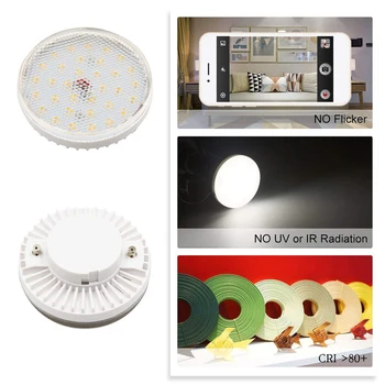 

Energy Saving Home Multifunction Durable Replacement Decoration Stair Lamp Indoor Cabinet LED Bulb Transparent Cover Round Glare