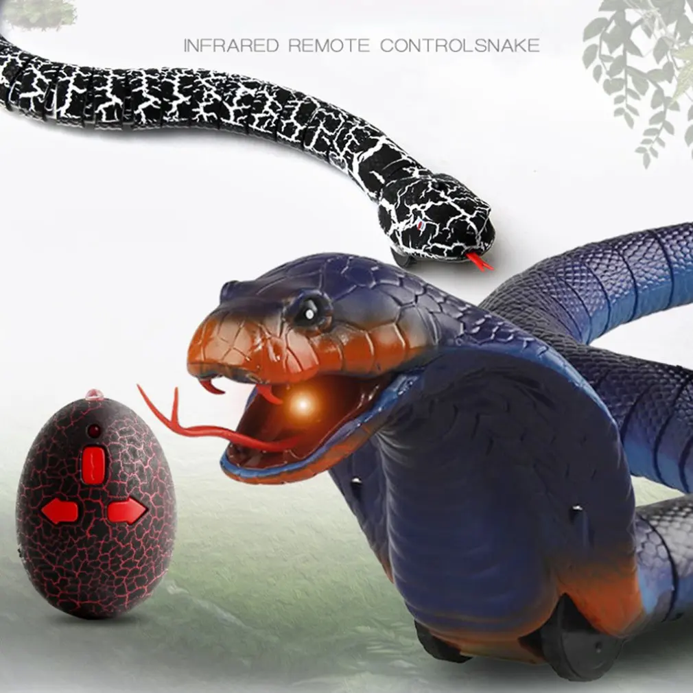 Хитрые экзотические игрушки RC Дистанционное управление змея и яйцо Гремучая змея животное ужасающий озорство Кобра для детей Забавный подарок