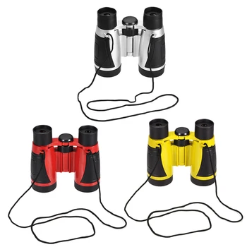 

uxcell Toy Binoculars 5X30 Compact Foldable Binoculars Shockproof with Neck Strap for Bird Watching Hiking Camping Safari