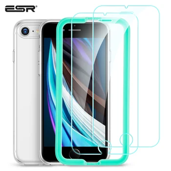 

ESR Tempered Glass for 2020 iPhone SE 2nd 9/8/7/6/6S Full Coverage Anti-Explosion Anti Blue-Ray Anti-Glare Screen Protector Film