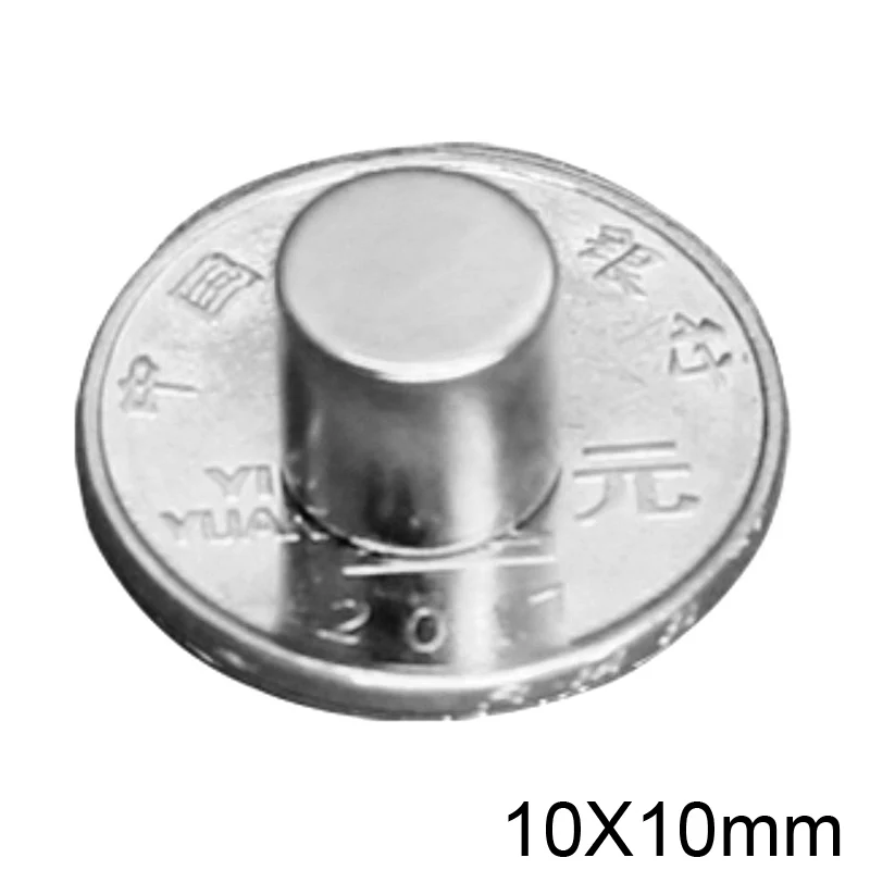 Round Magnets Neodymium Magnets 10x10 mm Rare Earth Magnets Round disc Magnet Permanent Neodymium Magnet 5/10/20/30/50pcs
