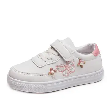 

Kids Shoes Girls Sneakers Leather Waterproof Shoes White Children Sport Running Girls Sneaker Teen Brand School Trainers