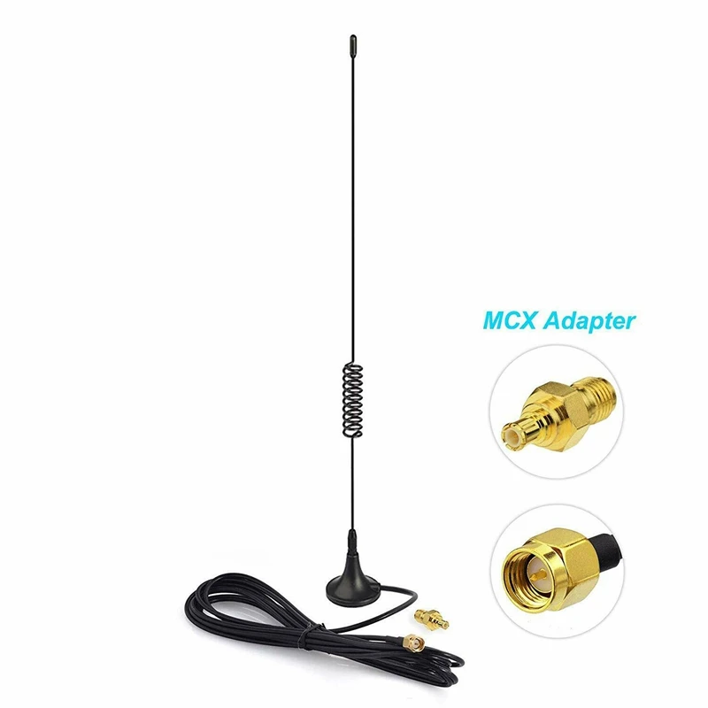 ABKK-5DBi-1090MHz-Antenna-ADS-B-Modem-Router-SMA-Male-MCX-Male-For-FlightAware