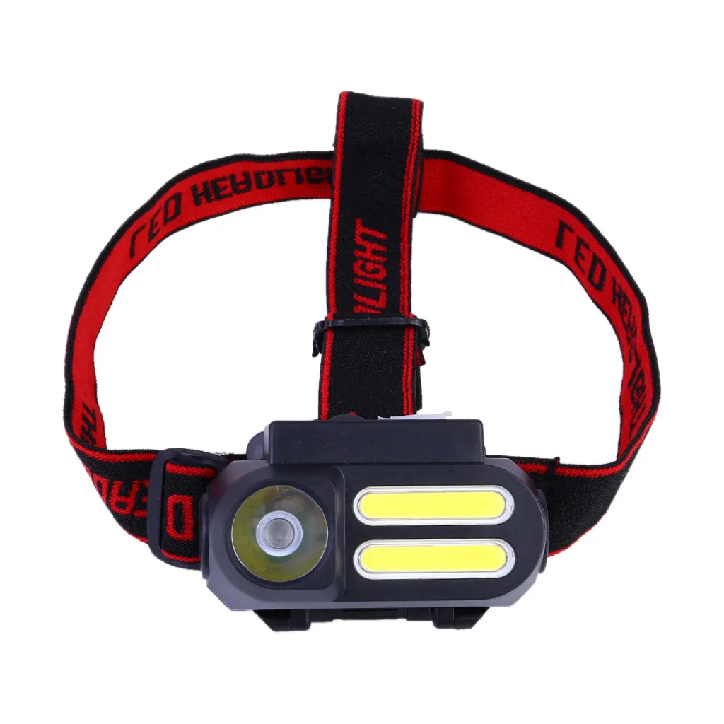 

USB Rechargeable COB LED Headlamp Headlight Head Light Torch Flashlight 4 Modes Waterproof Head Torch flashlight Head Lamp 30