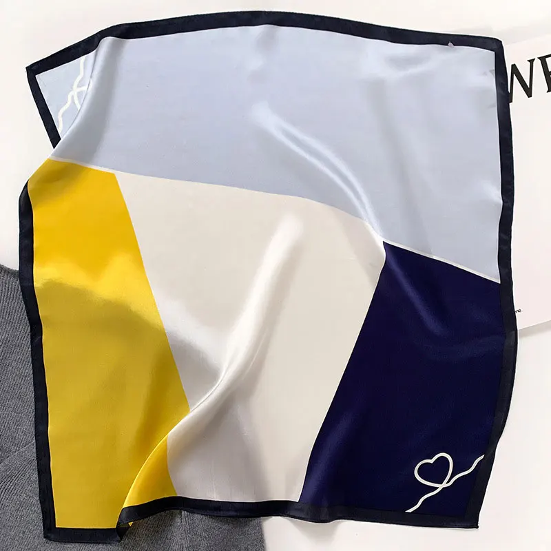 100% Silk Bandana Scarf – Luxury Square Neckerchief