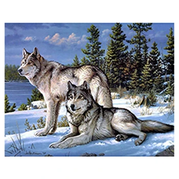 

Diamond Painting Diamond Embroidery 5D Diy Full Square Animals Wolf - Diamond Mosaic Daimond Painting Drill