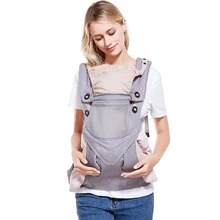 Эргономичная 360 крутая воздушная детская переноска Органическая хлопчатобумажная накидка слинг плеча рюкзаки детские дышащие Детские ремень для новорожденных