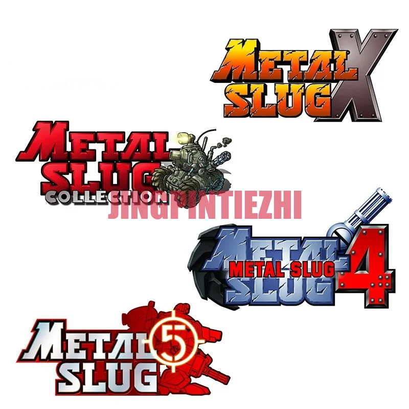 Interessante Metallo Slug X Logo Adesivi Per Auto Vinile Impermeabile Antigraffio Stampa Personalizzata Decalcomania Del Bagagliaio Della Finestra