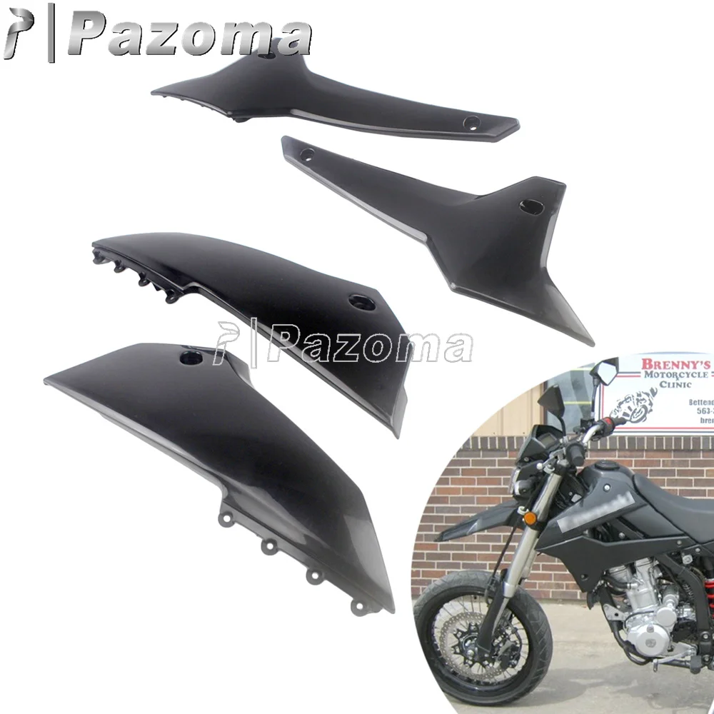 Пара чехлов для масляного бака велосипеда грязи боковые панели Kawasaki KLX250 D-Tracker X