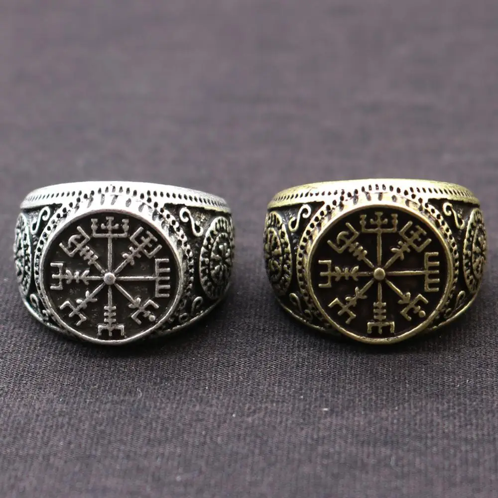 Vegvisir телефон викингов для мужчин и женщин мужское кольцо винтажное