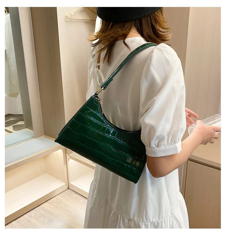 Retro Casual Women's Totes Shoulder Bag Fashion Exquisite Shopping Bag PU Leather Chain Handbags for Women 2021 Free Shipping