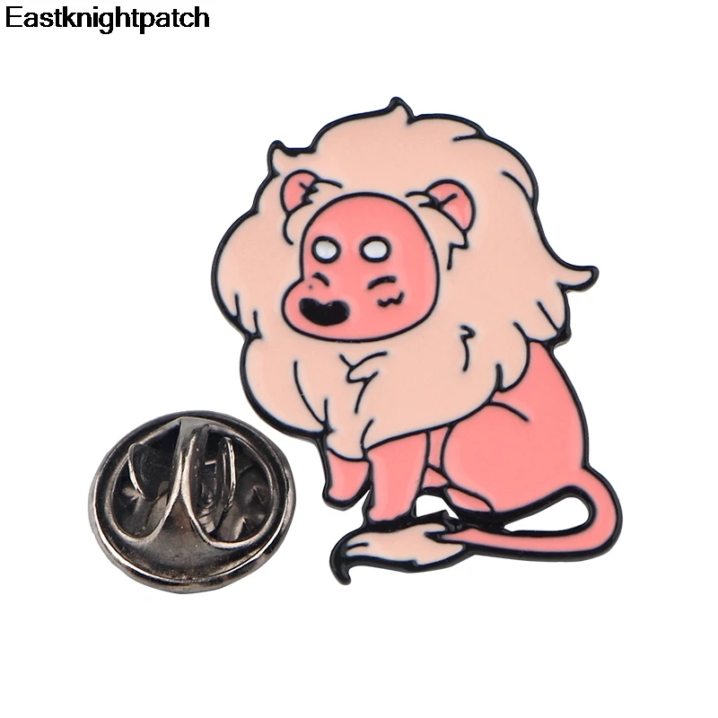 Стивен Вселенная Лев цинковый сплав Эмаль булавки медаль insignia para рубашка одежда сумка броши значки для мужчин и женщин медаль E1112