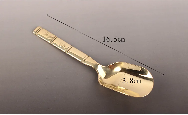 Manufacturers Direct Selling Boutique Fine Copper Bamboo Joint Tea Ceremony Liujunzi Household Tea Ceremony Accessories Customiz