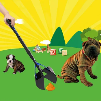 

Foldable Dog Pet Pooper Scooper Poops Scoop Clean Pick Up Excreta Cleaner Portable Tool HKS99