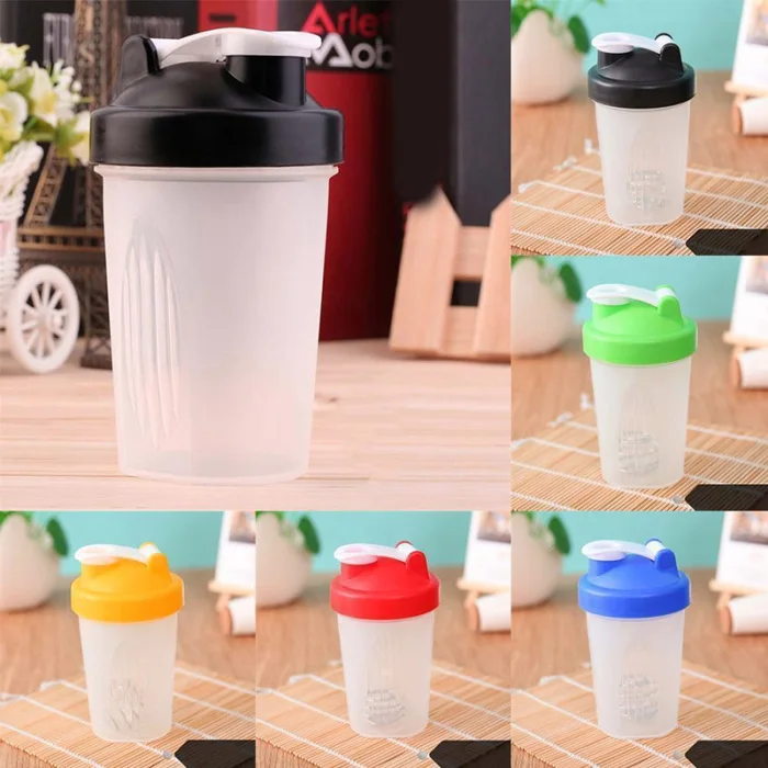 400/600ml протеин смешивание порошка чашки запаянный герметичный шейкер с перемешивающий шарик BB55