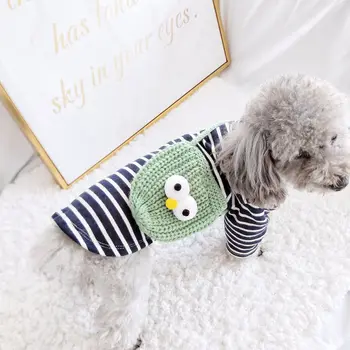 

Pet out from the backpack Pet small backpack Outing snack pack Portable cat bag Teddy bear knitting Animal shape Cute Dog Bag