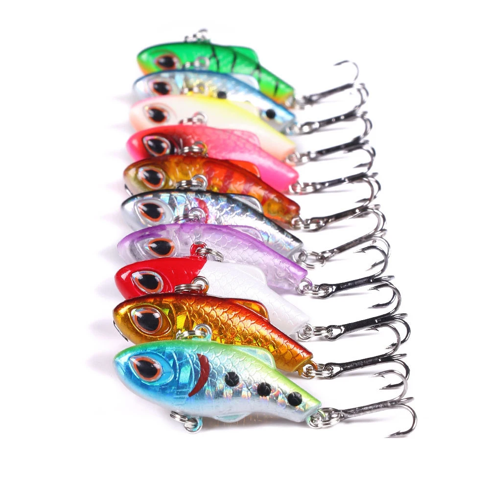 3.5cm Fishing Lure Sinking Mini Crankbait Vibration Artificial Hard Bait Winter Ice Fishing Wobbler Bass Fishing Tools Tackle