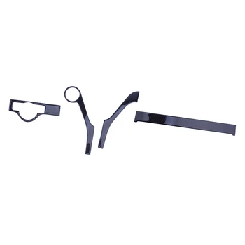 

4Pcs Carbon Fiber LHD Interior Dashboard Panel Cover Trim Decal Fit for Mercedes-Benz C Class W204 2007 2008 2009 2010