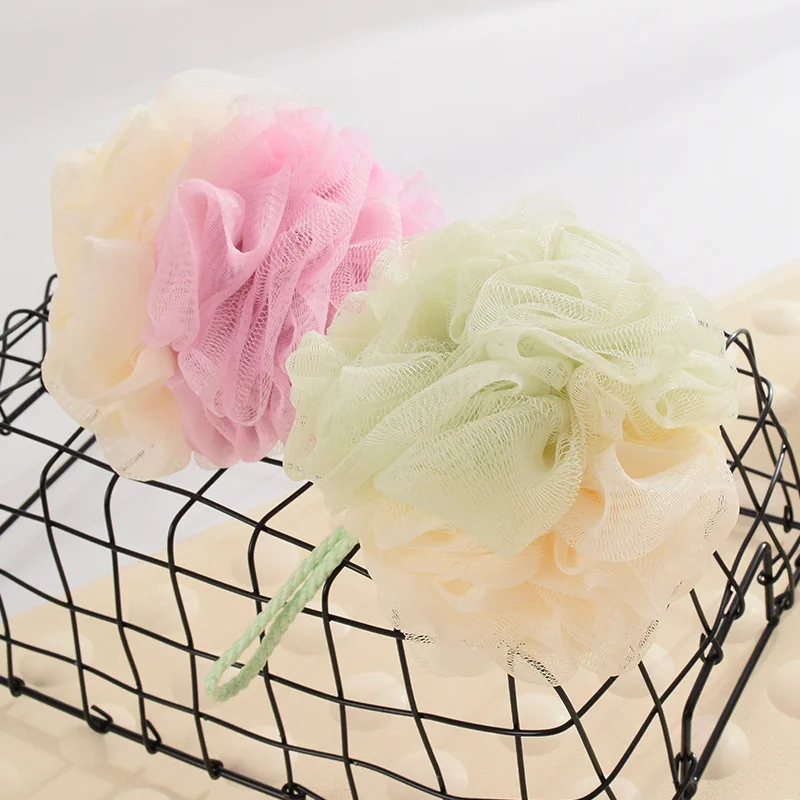 Elegant Family Loofah Ultra Large Super Soft Mesh Sponge Manufacturers Supply Genuine Product Double Color Joint Bath Supplies W