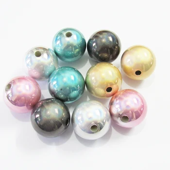 

Newest ! 20mm 100pcs/lot New Design Acrylic Illusion Beads For Chunky Jewelry/Kids Necklace Making