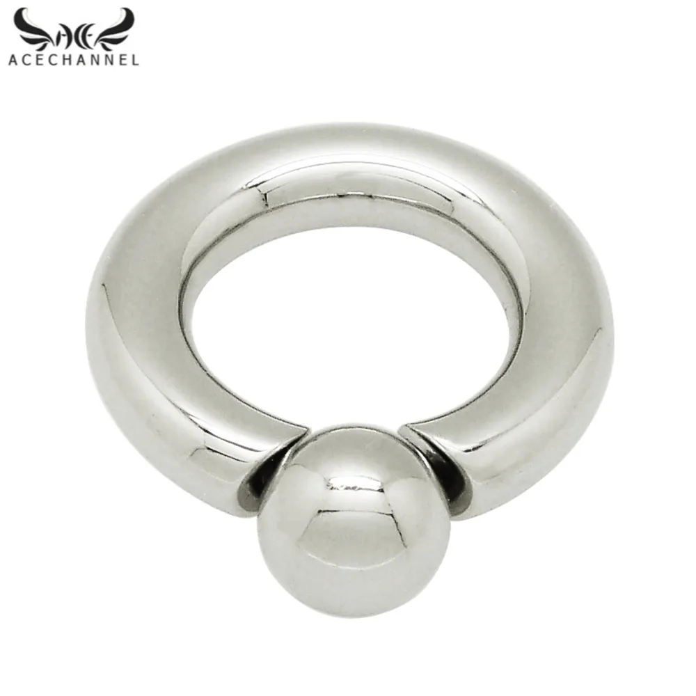 

4mm thick piercing ring body jewelry nipple genital piercing jewelry