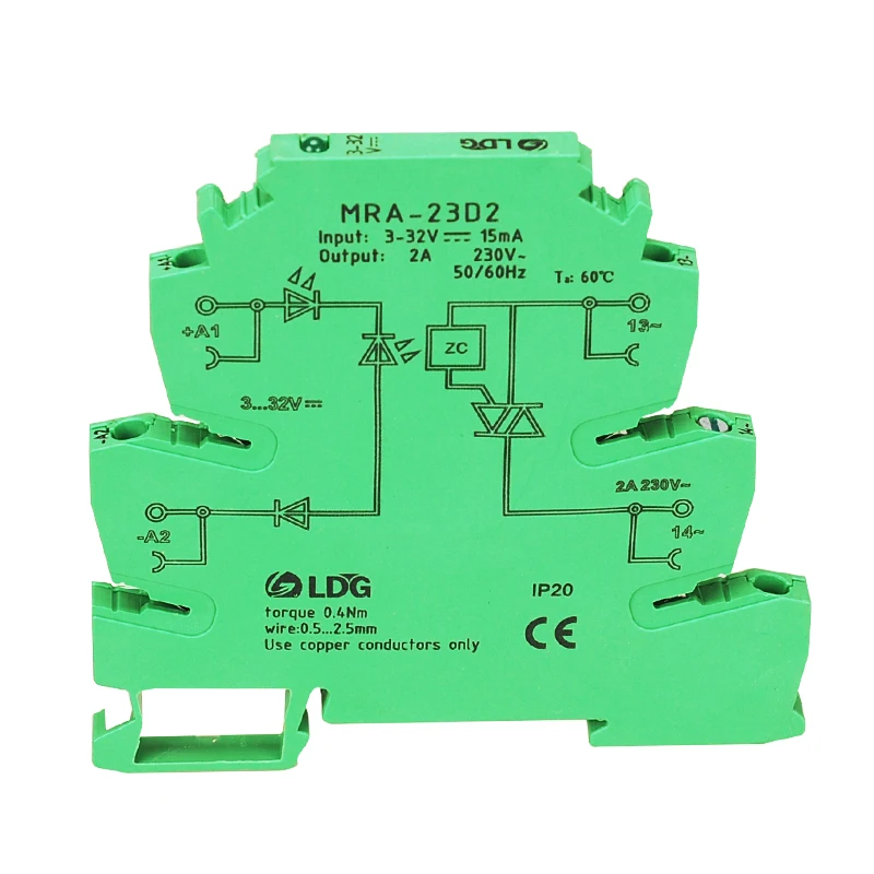 Smart Automation Switch: 2A SSR DC AC Solid State Relay with Din ...