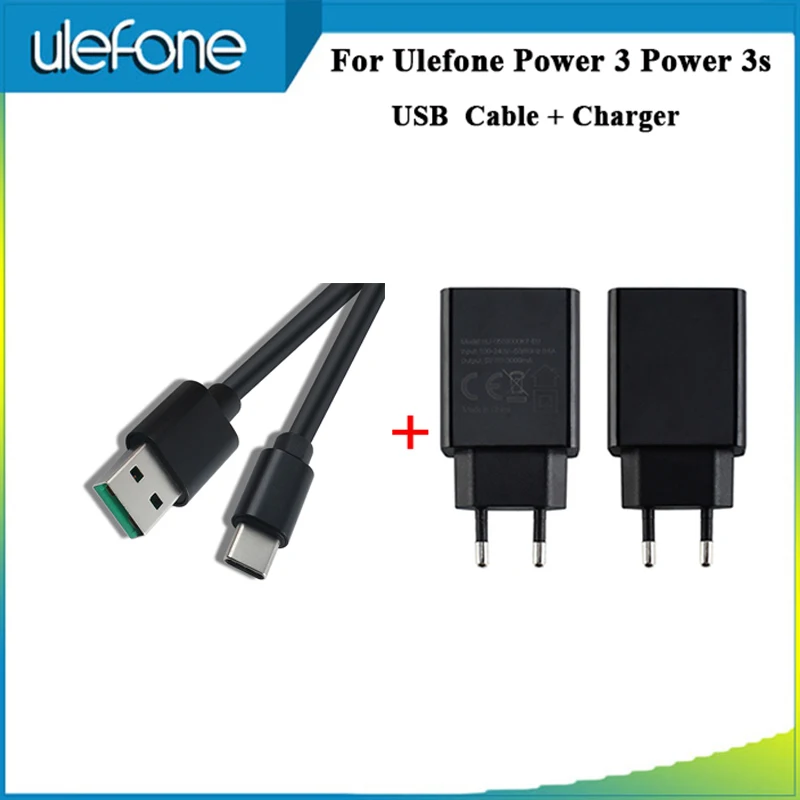 Для Ulefone Power 3 3s зарядное устройство адаптер USB зарядный кабель для мобильный