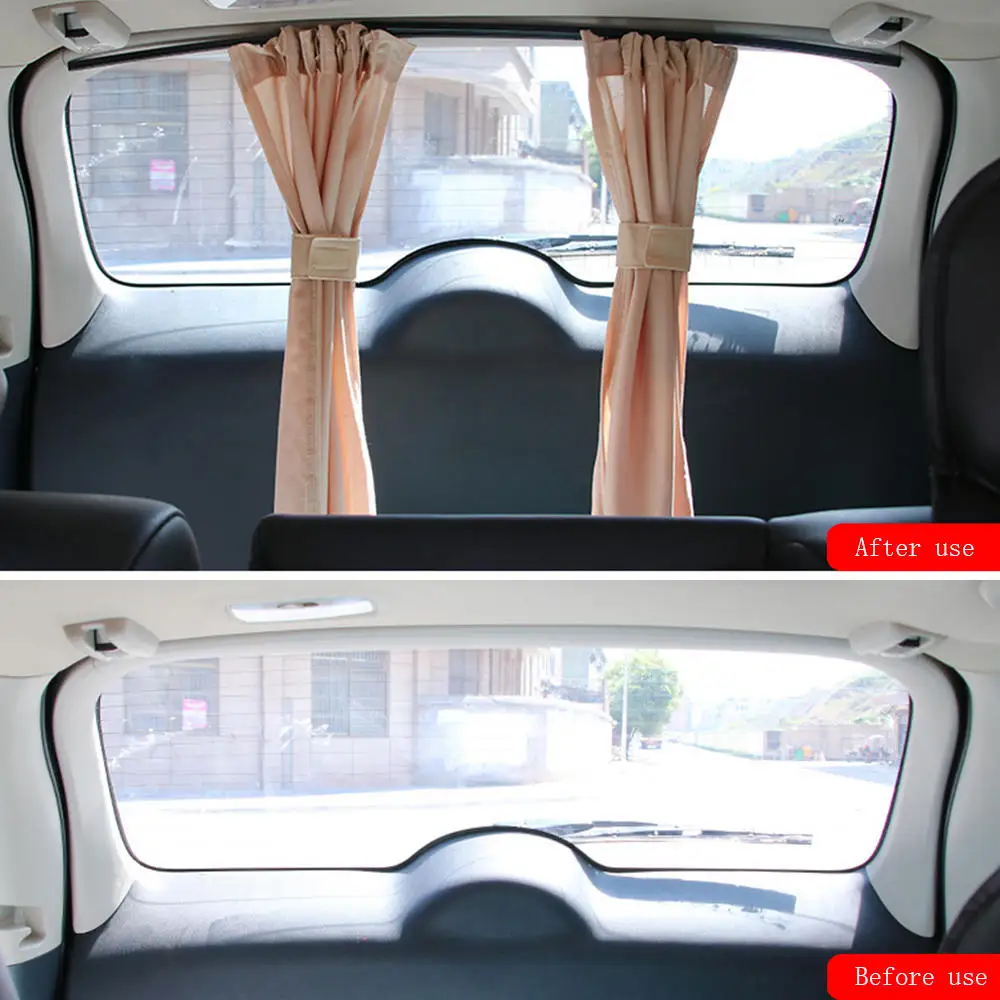 2x New Car Van SUV Window Curtain UV Sunshade Visor Kit Universal 50*39cm 2x New Car Van SUV Window Curtain UV Sunshade Visor Kit Universal 50*39cm