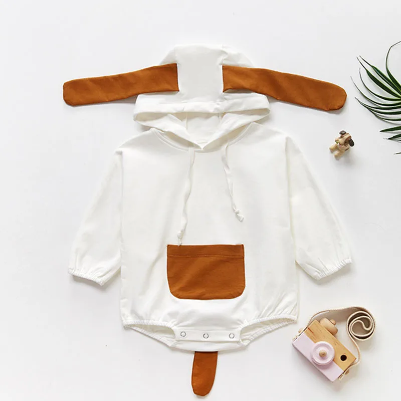 k2982 White Комбинезон для новорожденных девочек; Комбинезон для маленьких девочек; одежда с длинными рукавами для маленьких девочек с изображением звезды; Детский комбинезон с острым носком; осенняя одежда для детей - Цвет: k2982 White