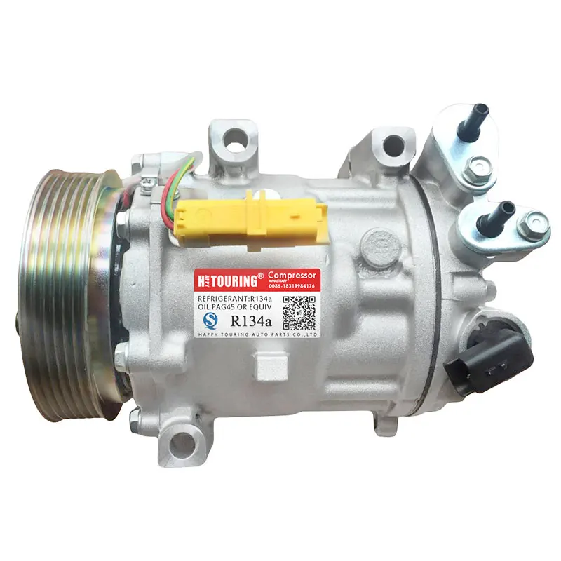 SD7C16 компрессор кондиционера для автомобиля peugeot 407 508 для Citroen C5 C6 9683055180 9800840380 6453WW 6453SN 6453RE 6453PP 9670022580 6pk