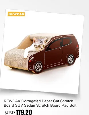 RFWACK Vertical Cat Scratch Board Corrugated Kitten Catnip Cat Scratching Pad Board Mat Scratcher For Cats Toy Game Accessories
