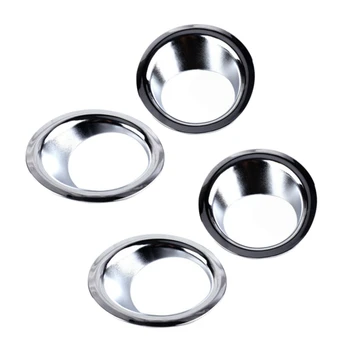 

4Pcs ABS Chrome Front and Rear Fog Light Lamp Cover Trim for Nissan X-Trail X Trail T31 2008-2011