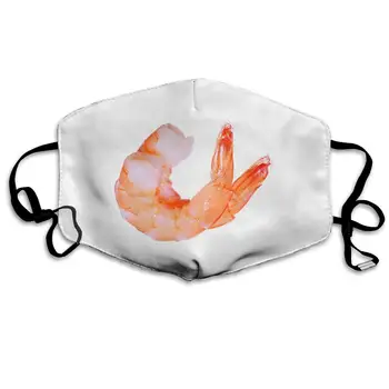 

Mouth Mask Glutton Shrimps Print Masks - Breathable Adjustable Windproof Mouth-Muffle, Camping Running for Women and Men