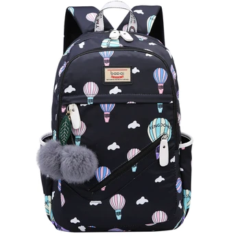 

High Quality Large schoolbag cute Student School Backpack Printed Waterproof primary school book bags for teenage girls