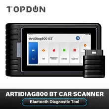TOPDON ArtiDiag800 BT Automotive Scanner Auto Scan Tools AD800BT All System 28 Reset Functions PK MK808BT Car Diagnostic Tool