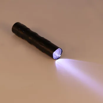 

Aluminum Alloy LED Table Flashlight Black mini Waterproof Flashlight Pocket Penlight Strong Light Torchlight LED Working Lamp