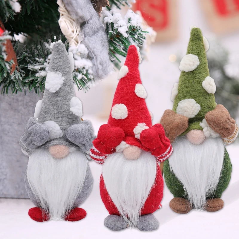 Merry Christmas Faceless Gnome Doll Christmas Tree Ornament Christmas Decoration For Home Navidad Noel Xmas Gifts New Year 2021