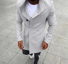 ^#Cheap  2019 New Trench Coat Men Classic Double Breasted Mens Long Coat Mens Clothing Blends Long Jackets Coats British Style Overcoat  Under (Add Your Price Ranges)