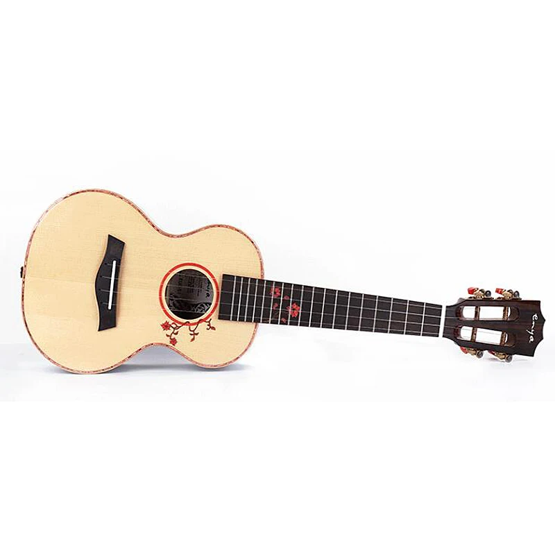 Enya Kaka S1 Твердые ель укулеле 23 &quot26&quot ukelele Африканский палисандр задние стороны