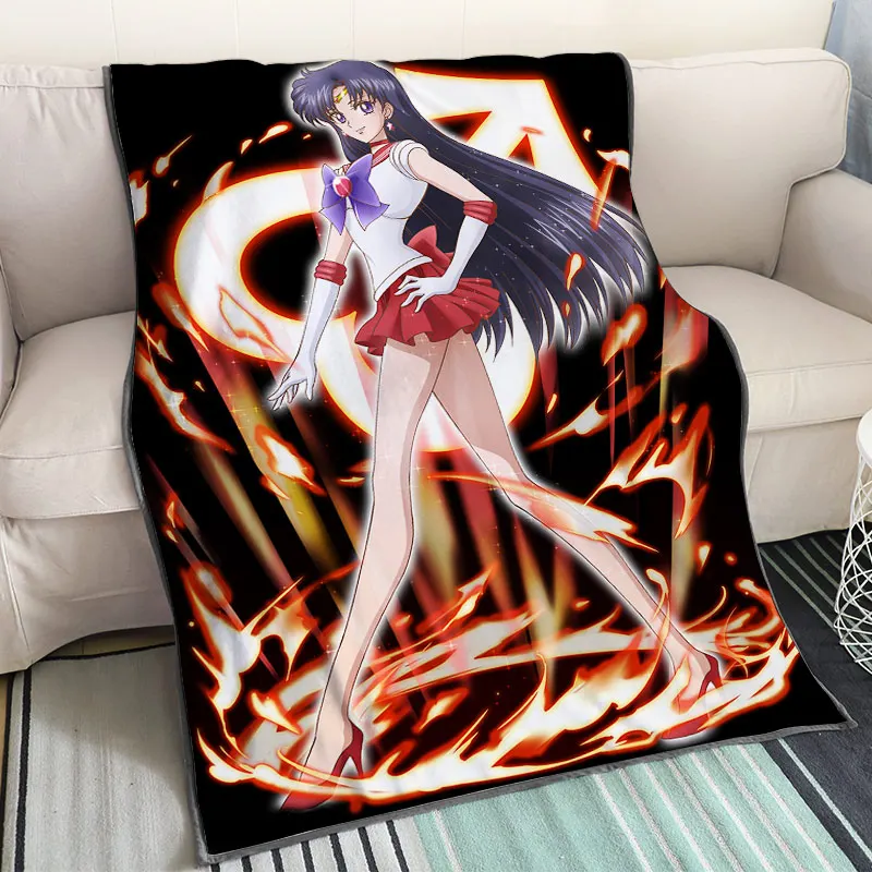 IVYYE Sailor Moon Аниме индивидуальное одеяло плюшевое бархатное теплое украшение кровать для дома плед для дивана s унисекс подарки Новинка