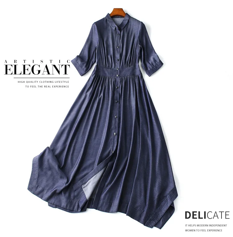tencel denim dress