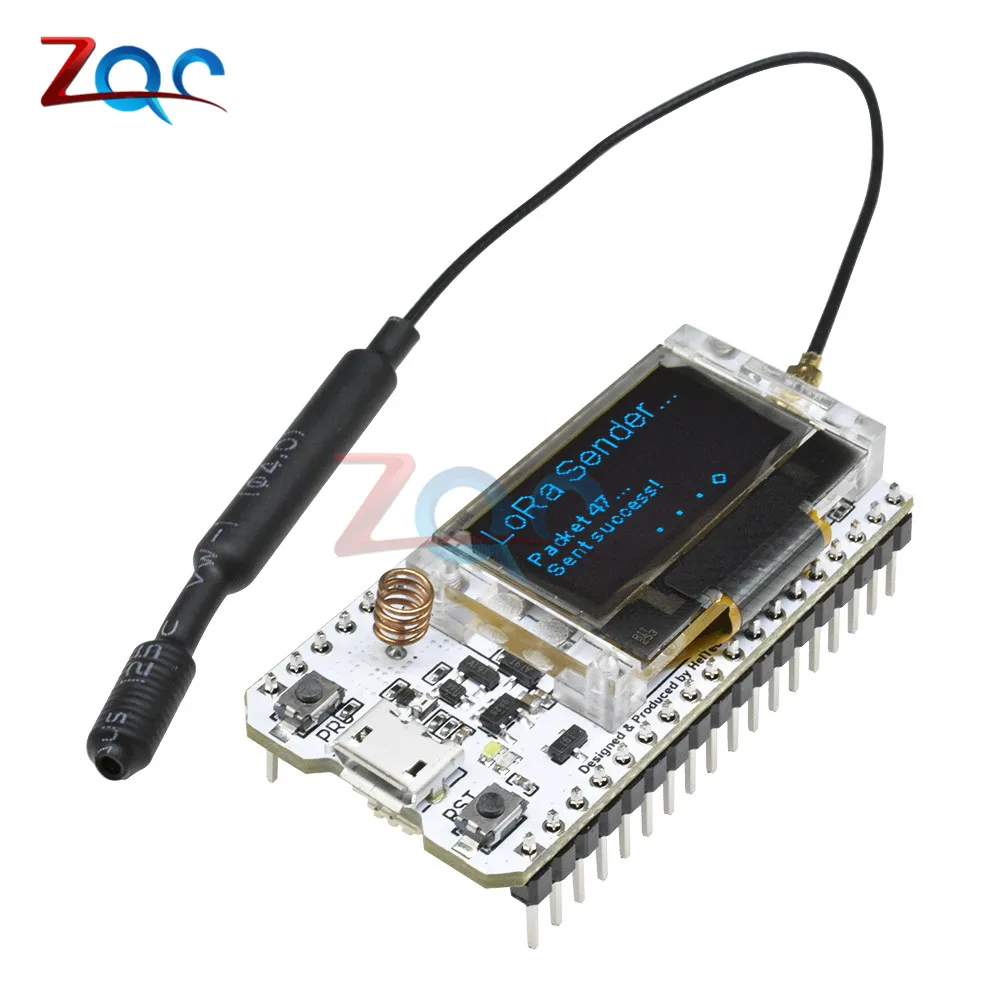Najtaniej 868 MHz 915 MHz SX1276 ESP32 LoRa 0.96 Cal niebieski wyświetlacz OLED zestaw Bluetooth WIFI Lora 32 moduł płytka prototypowa iot dla Arduino