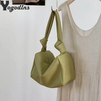 

Small PU Leather Underarm Bags For Women 2020 New Pillow Design Quality Fashion Shoulder Bag Purse Female Clutch Tote sac a main