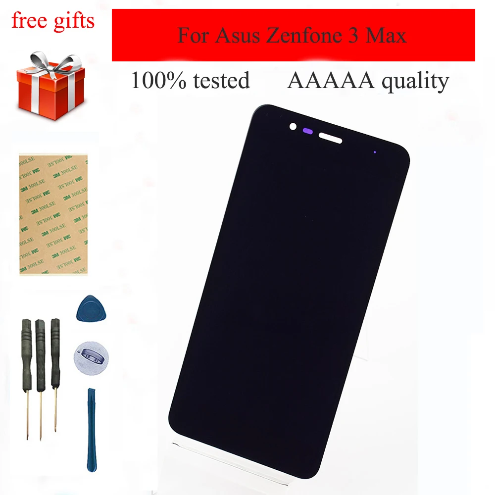 Для Asus Zenfone 3 Max ZC520TL сенсорный экран дигитайзер сенсорная стеклянная панель + ЖК