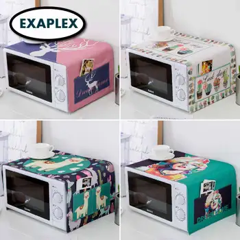 

Dust Cover Microwave Oven home Refrigerator Washing machine coloourful palm Chinese style Japanese modern design