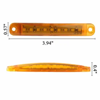 

Assembly Marker 100x15mm Lights DC12-24V Indicator Sealed Side Trailer